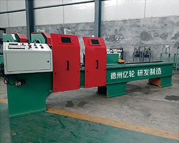 Double end automatic welding machine for type B idler