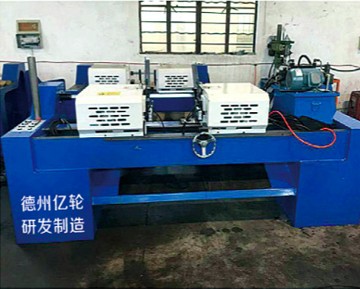 Class B shaft end-to-end chamfering machine