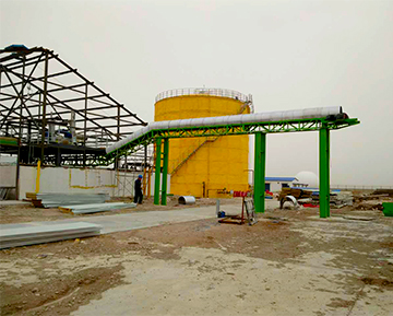 Gansu Jiayuguan conveyor installation project